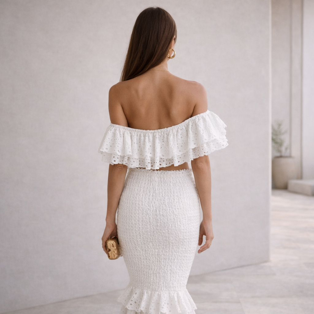 Conjunto Esencia Moderna™ | Elegancia romántica con silueta sirena