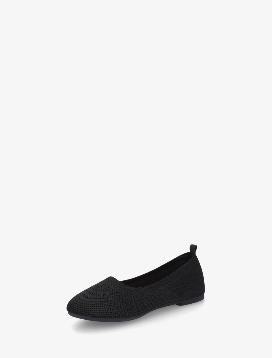 Bailarinas básicas de tela - Negro