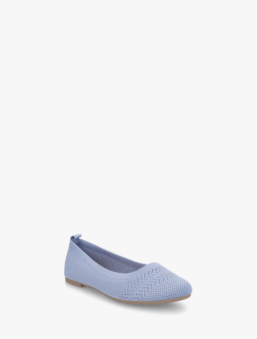 Bailarinas básicas de tela - Azul claro