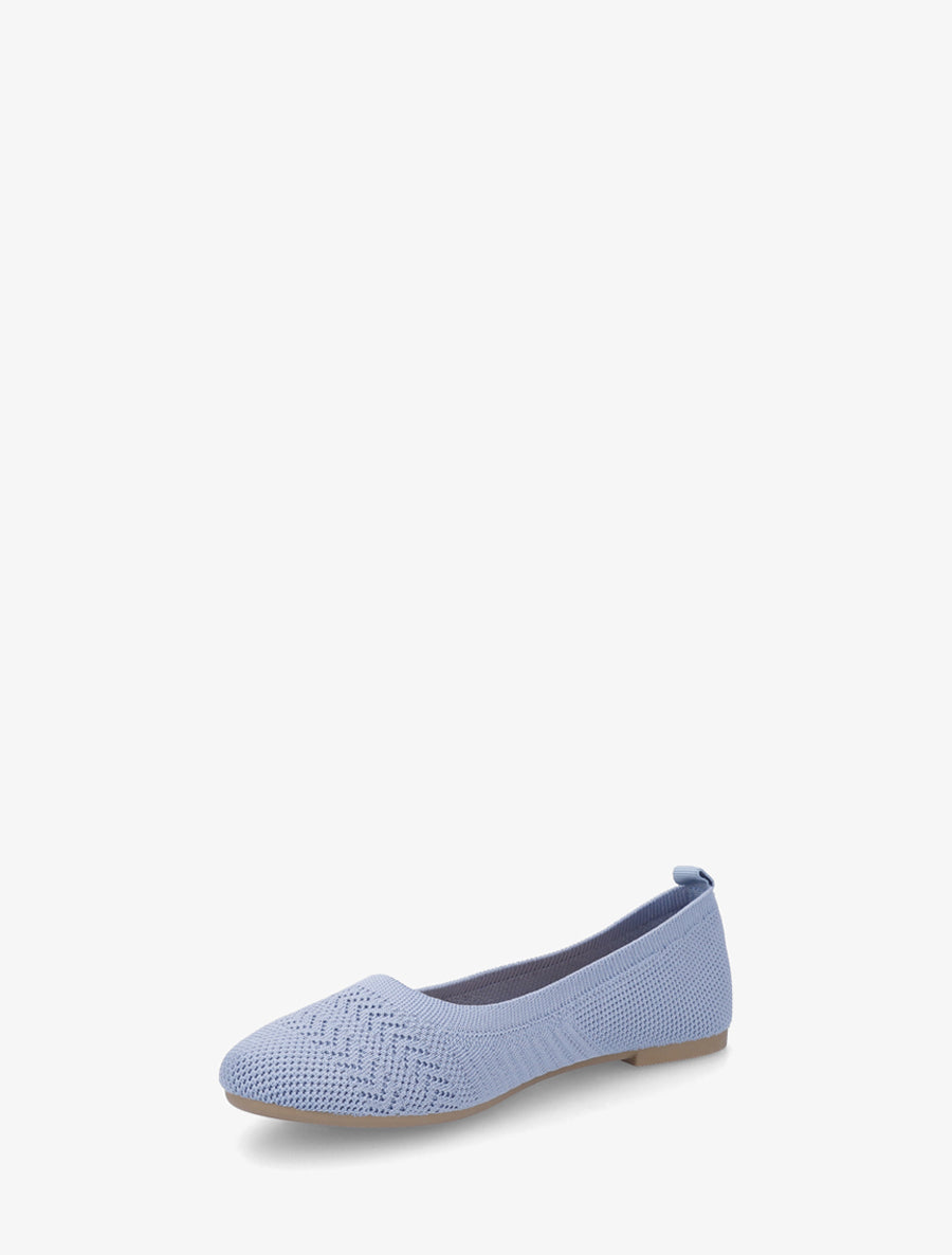 Bailarinas básicas de tela - Azul claro