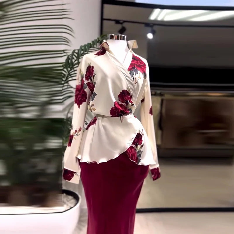 Conjunto Dos Piezas Falda Mujer